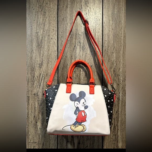 Loungefly Handbags - Loungefly Disney Shy Mickey Mouse Satchel Bag